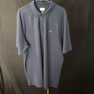 Greg Norman navy blue short sleeve polo top size XL